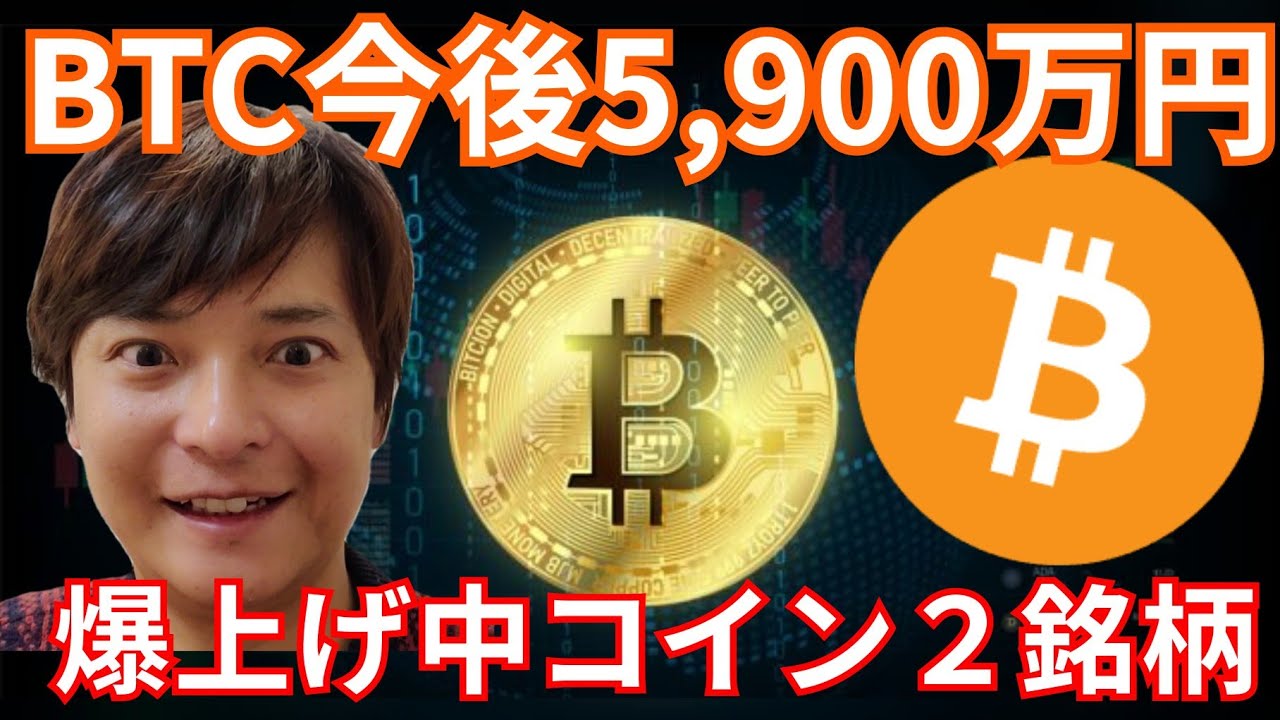 ビットコイン 今後5,900万円 (40万ドル)の明確な理由。爆上げ仮想通貨2つを紹介