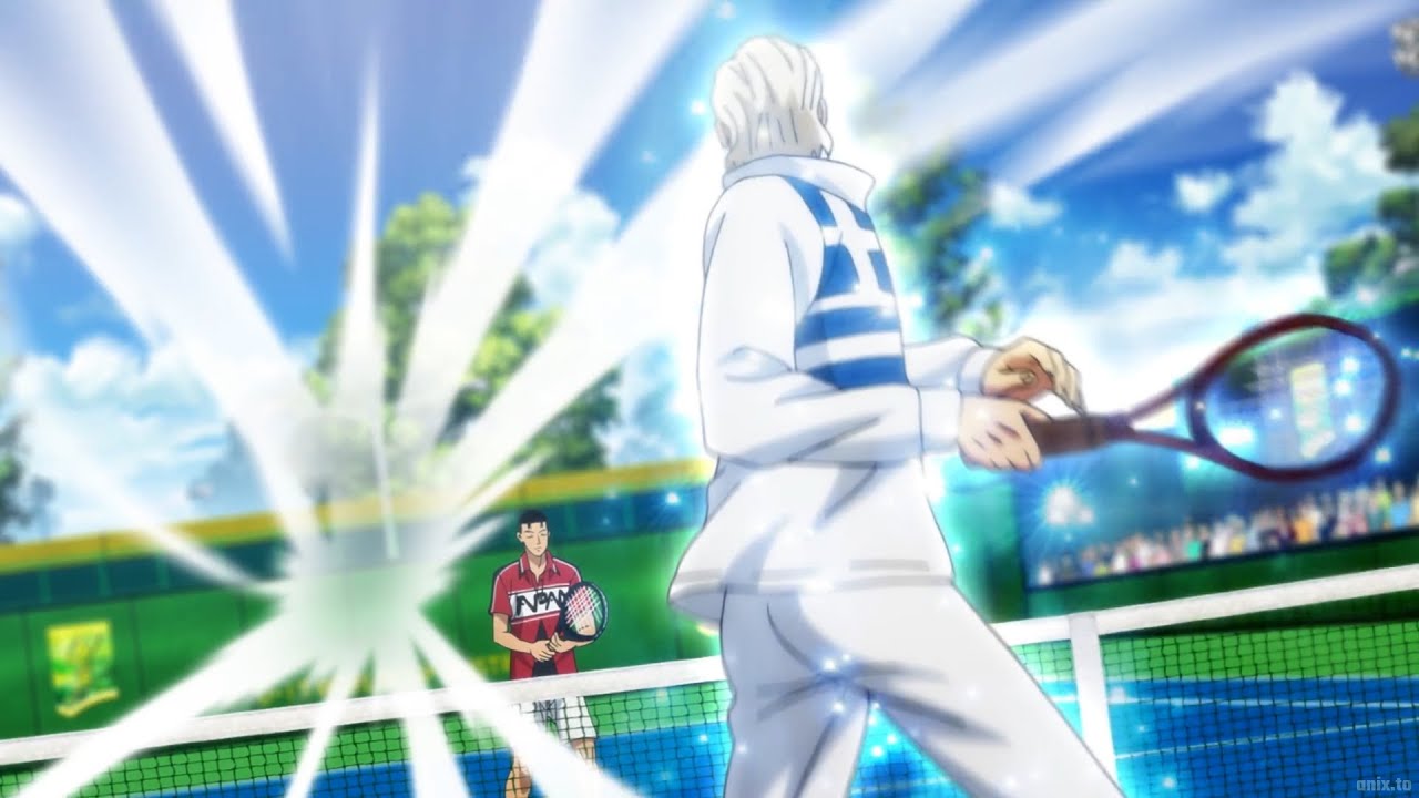 新テニスの王子様 U-17 WORLD CUP eps5 – Tsukimitsu Ochi and Shūichirō Ōishi VS Hercules and Evangelos.