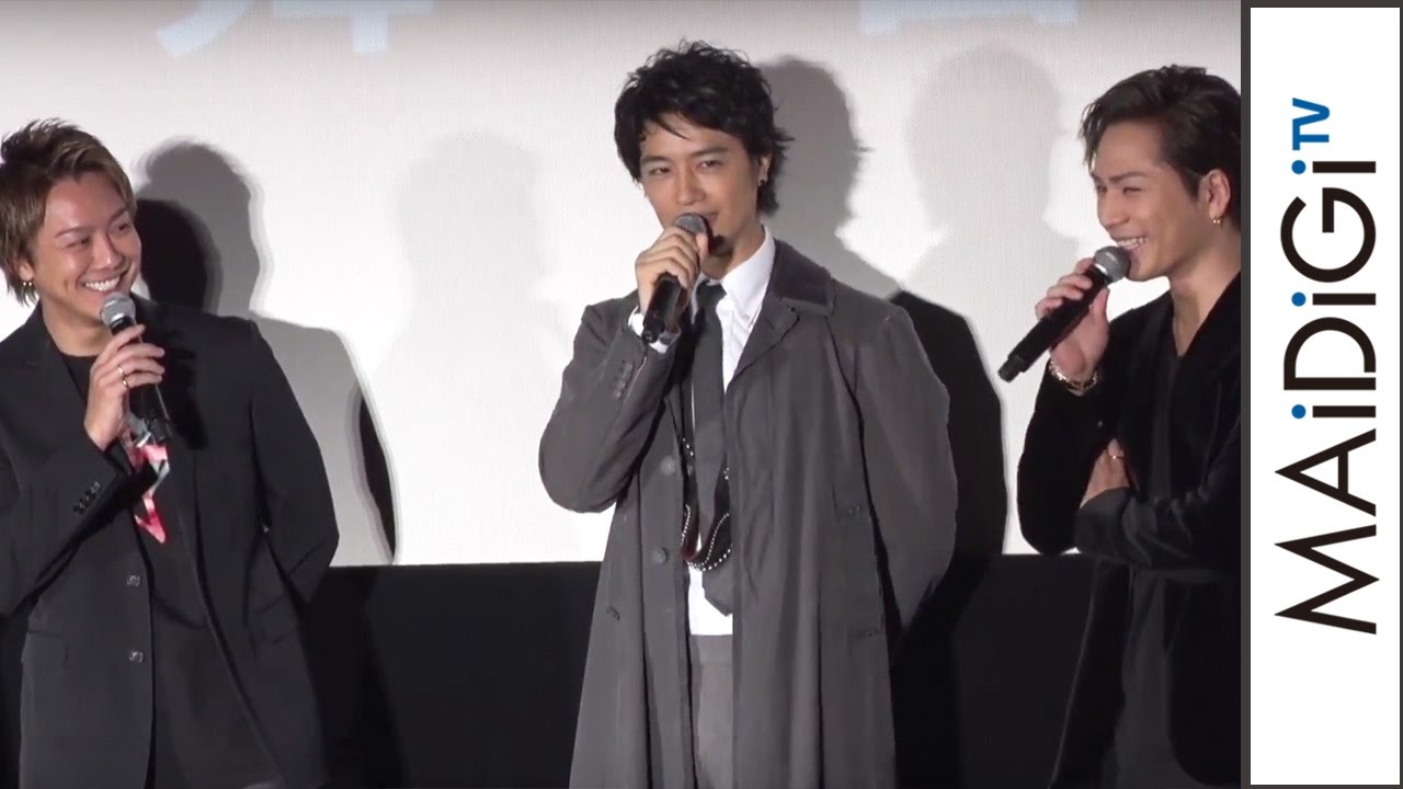斎藤工、EXILE TAKAHIROに「抱かれたい」 登坂は「抱きしめたい」 映画「HiGH&LOW THE RED RAIN」 初日舞台あいさつ2