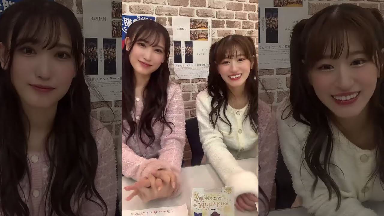 原かれん 上西怜 (NMB48) TikTok LIVE 2024年2月14日