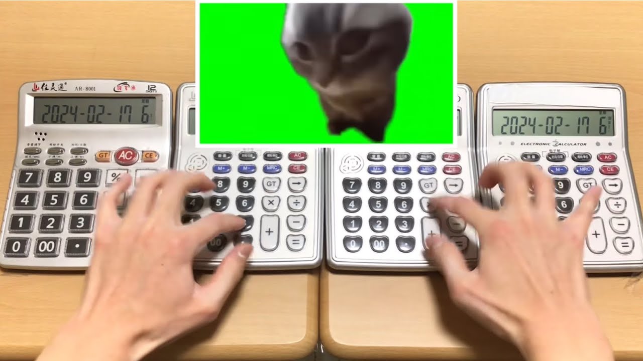 【電卓演奏】猫ミーム