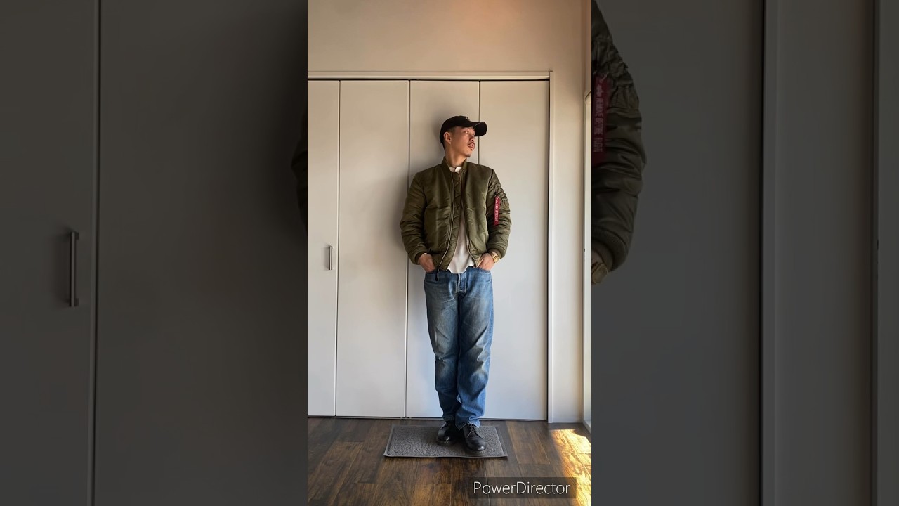 皆さんは春服もう買いましたか?#clplus2nd #styling #ootd #outfits #ma1 #levis501 #uniqlo #メンズファッション #outfitideas
