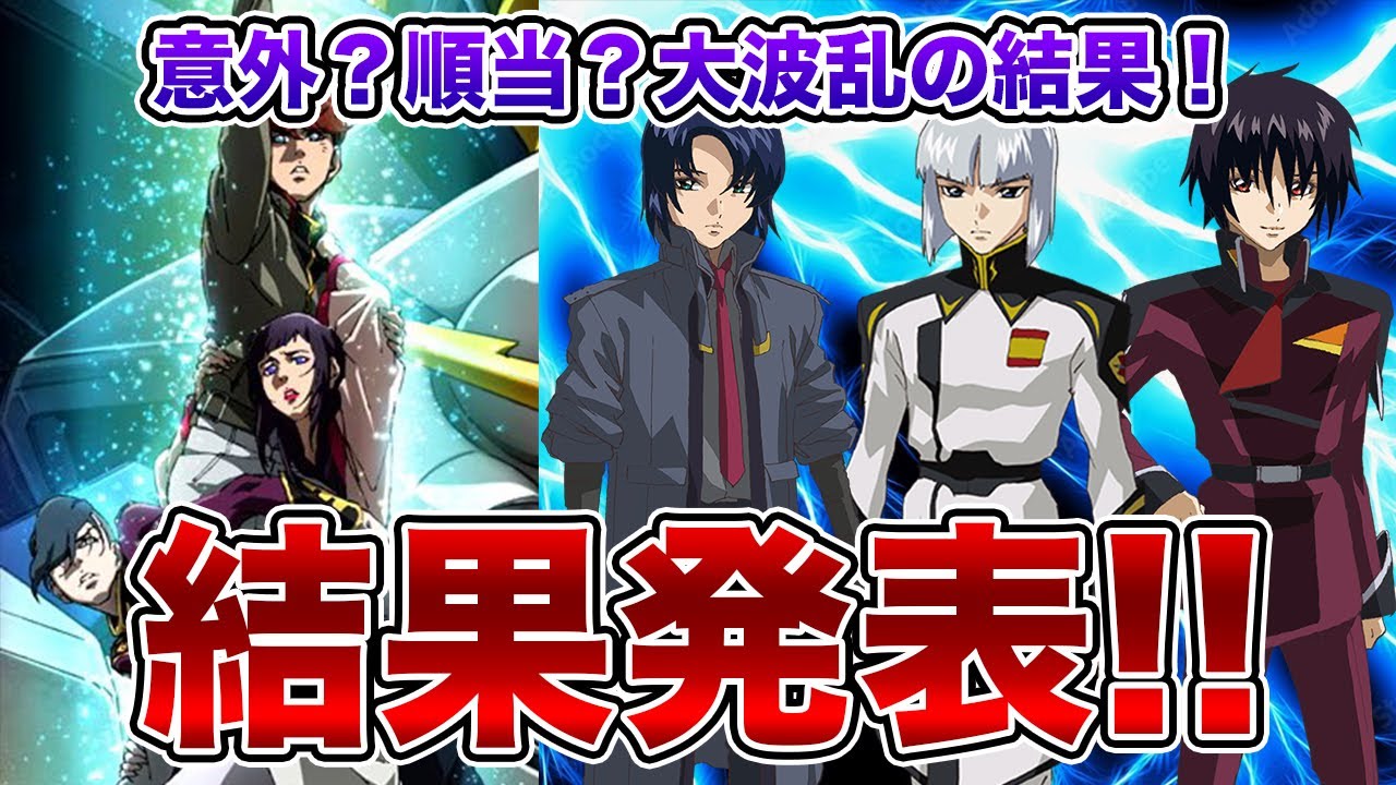 機動戦士ガンダムSEEDシリーズグランプリ2024が遂に発表!!意外?順当?大波乱の結果が公開!!#機動戦士ガンダムSEEDFREEDOM #保志総一朗#石田彰