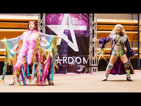 【スターダム】AZMがまさかの白川未奈と入場ダンス!白川未奈&AZM vs 安納サオリ&なつぽい vs 岩谷麻優&弓月 3WAYタッグバトル!-3.23奈良大会-【STARDOM】