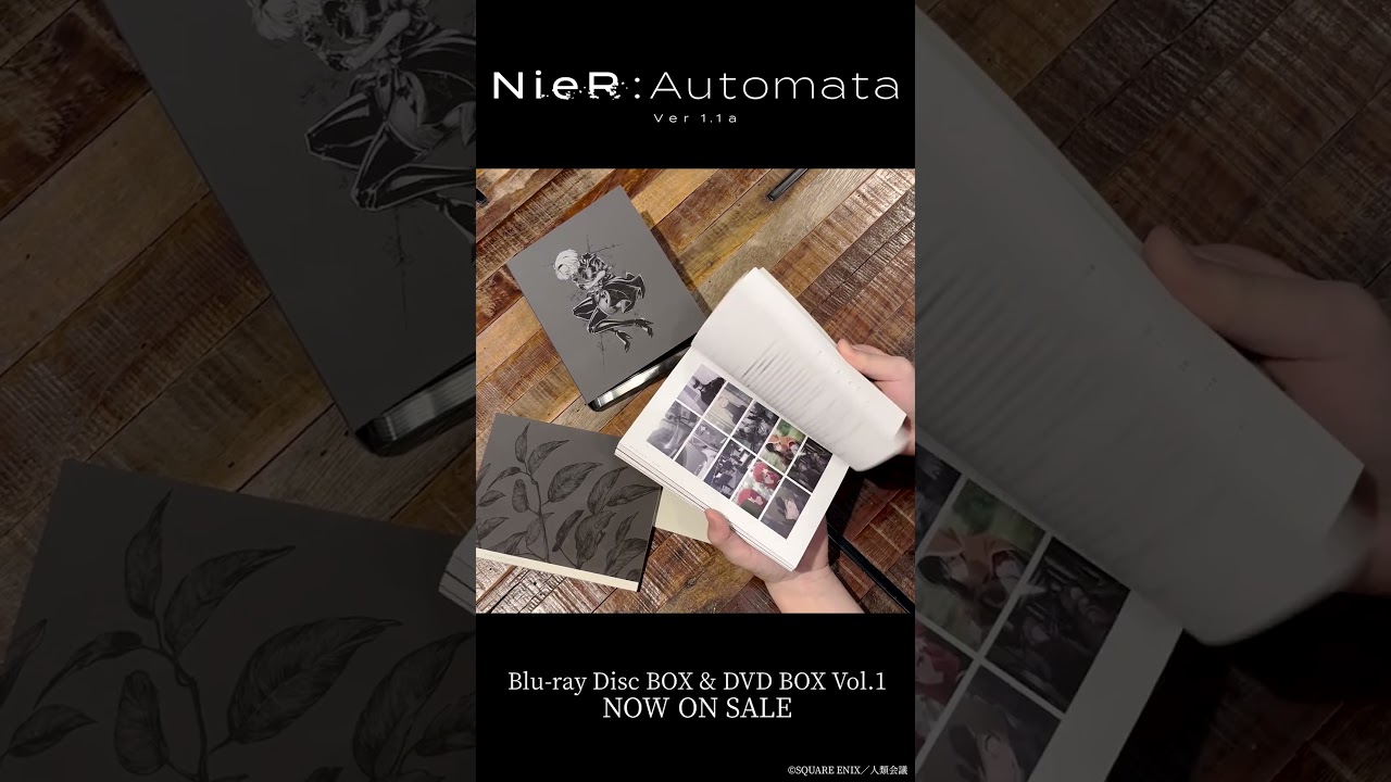 【図録 「POD’s Records 001」紹介動画】 アニメ『NieR:Automata Ver1.1a』BD & DVD BOX Vol.1発売中 #ニーア #NieR #shorts