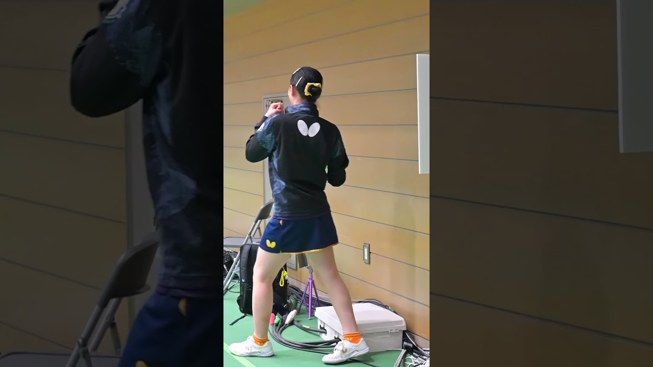 【カワイイ】試合前の張本美和にカメラを向けたら..💃🫣✨|#Shorts