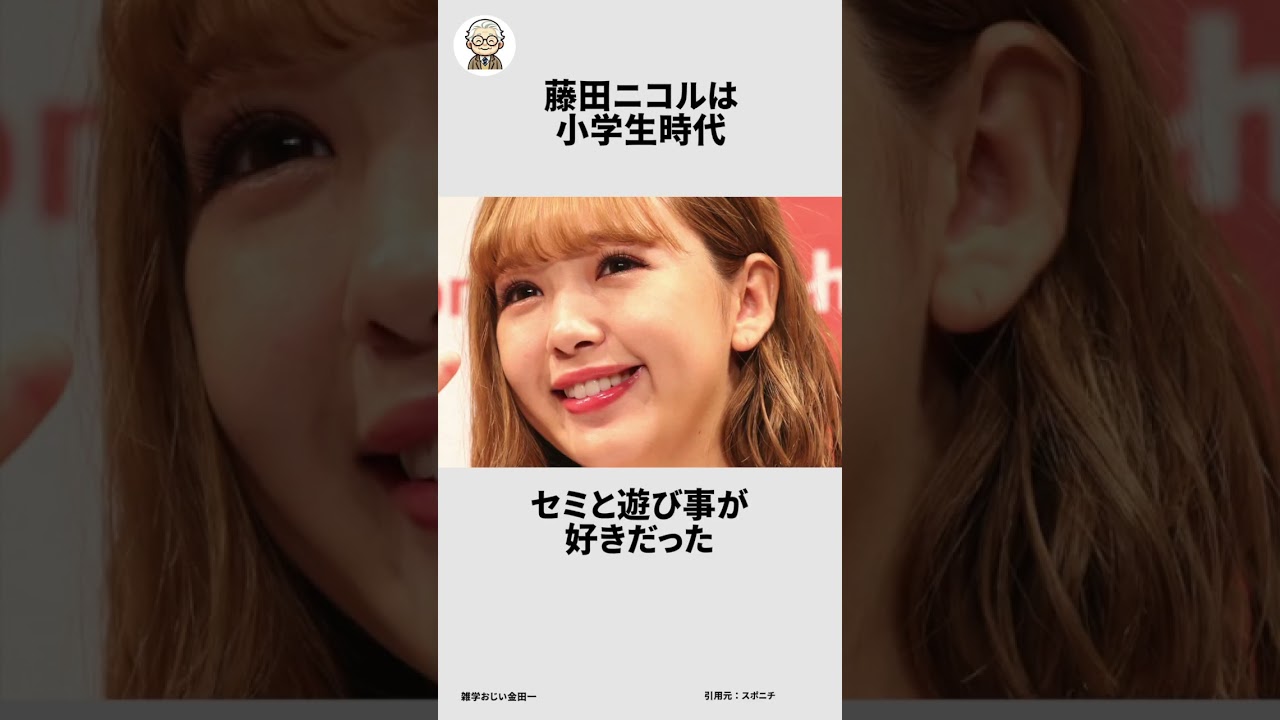 藤田ニコルに関する面白い雑学 #雑学おじい金田一 #雑学