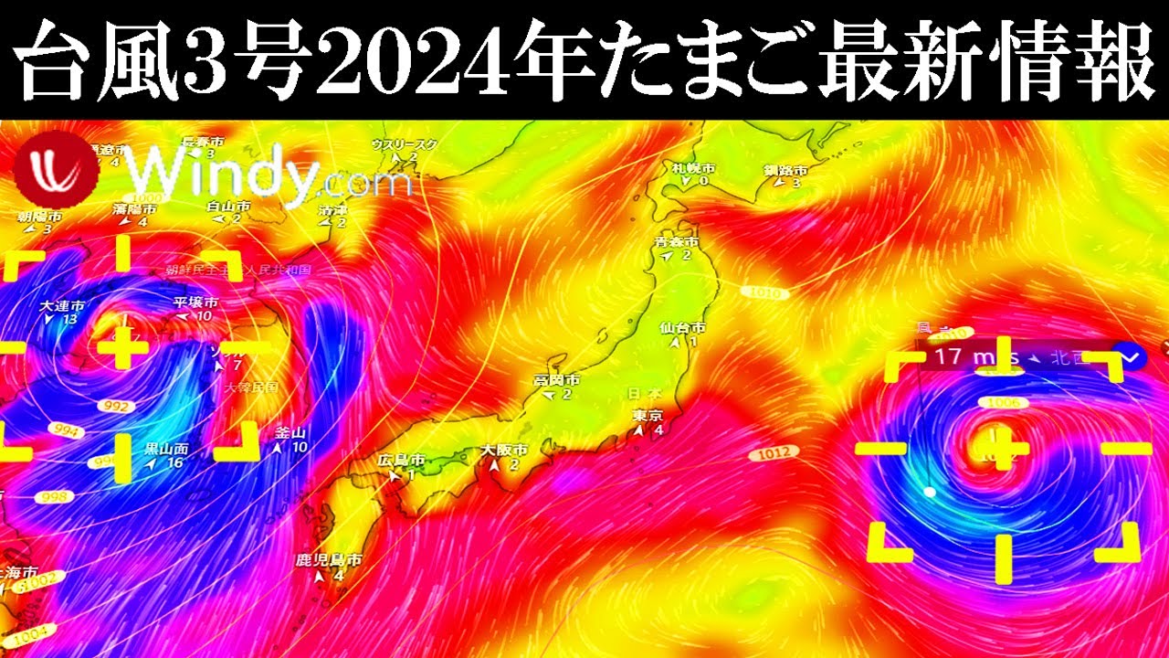 台風3号2024年タマゴ熱帯低気圧と梅雨入りに関する6月14日の最新情報!