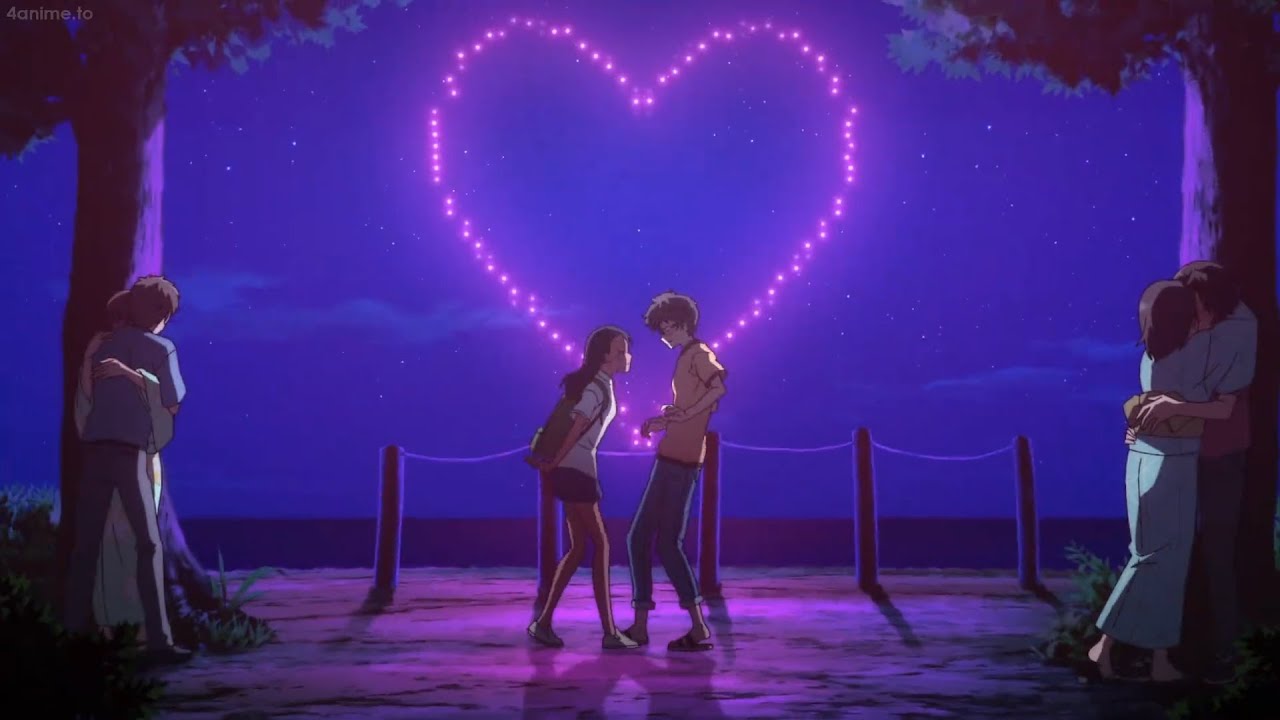 ナガトロと初めて花火を見た直人は恥ずかしかった | Naoto who first saw the fireworks with Nagatoro was embarrassed | イジらないで