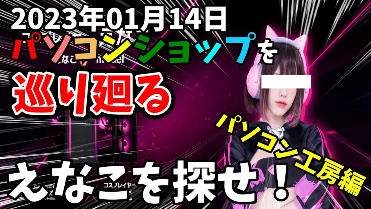グラボ・パーツ 在庫と価格調査 パソコン工房京都店 えなこを探せ!沢山いるらしい。vol.131