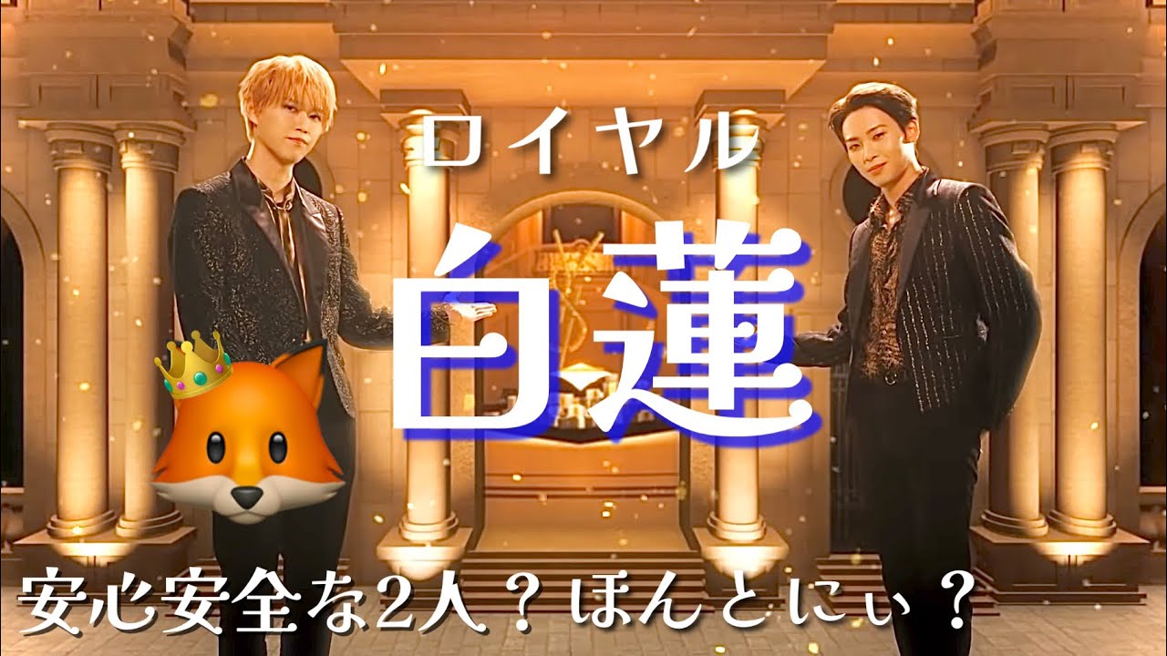 安定感抜群なロイヤルなお2人【白蓮】