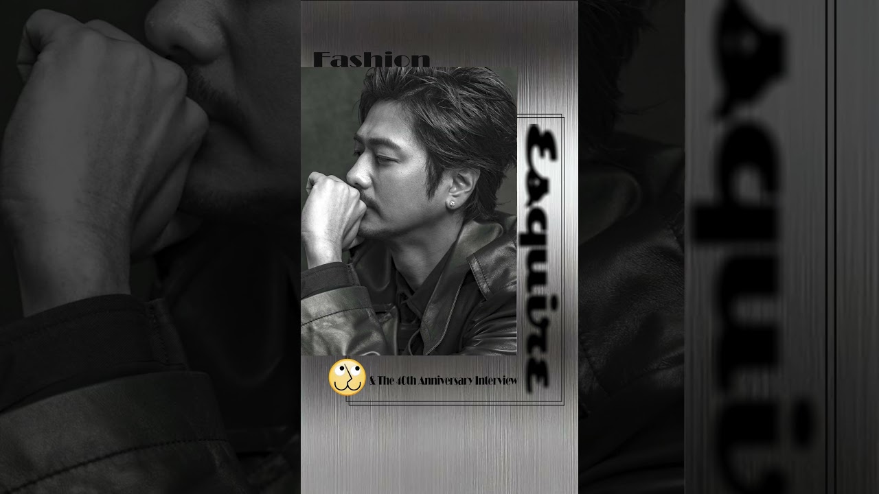 #速水もこみち The 40th Anniversary #最新ファッション をまとい自らを語る| Esquire Japan