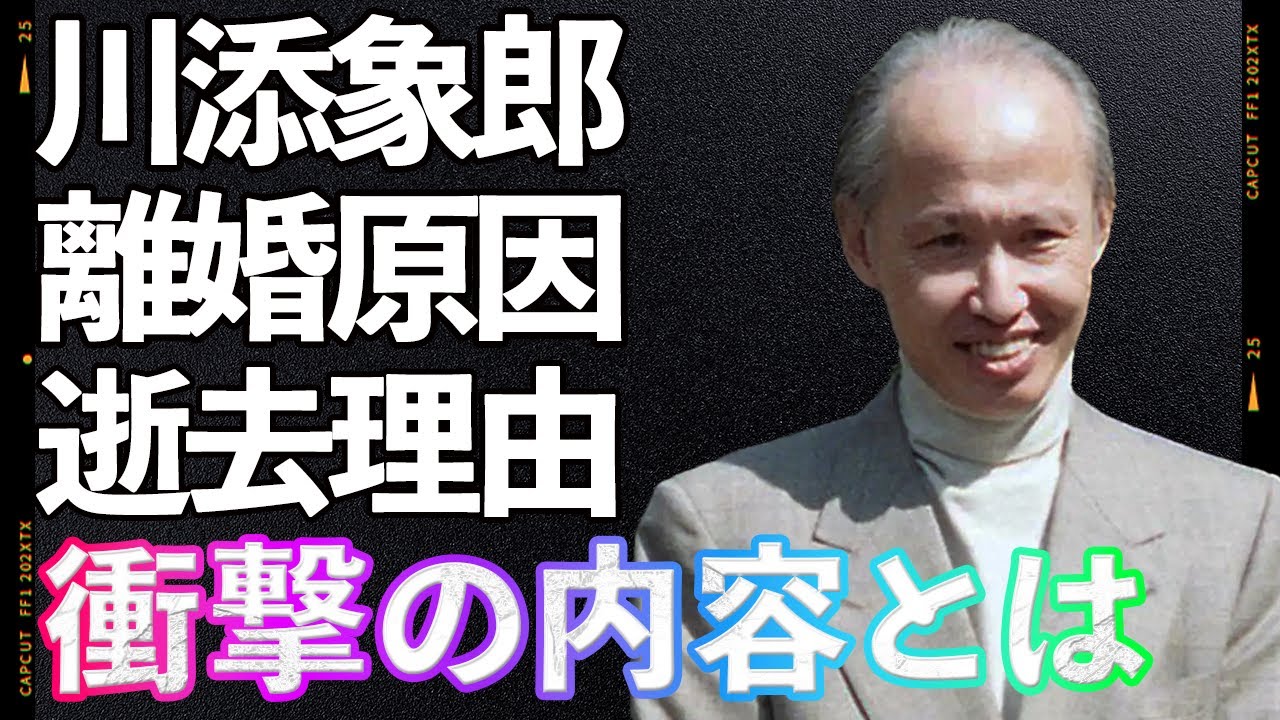 【訃報】川添象郎「風吹ジュン?もう過去の話だ」衝撃の離婚劇と愛人スキャンダルの全貌!壮絶な人生の結末に一同驚愕…!
