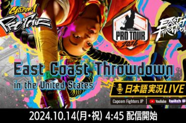 【日本語実況】East Coast Throwdown - Day3「CAPCOM Pro Tour 2024 PREMIER」