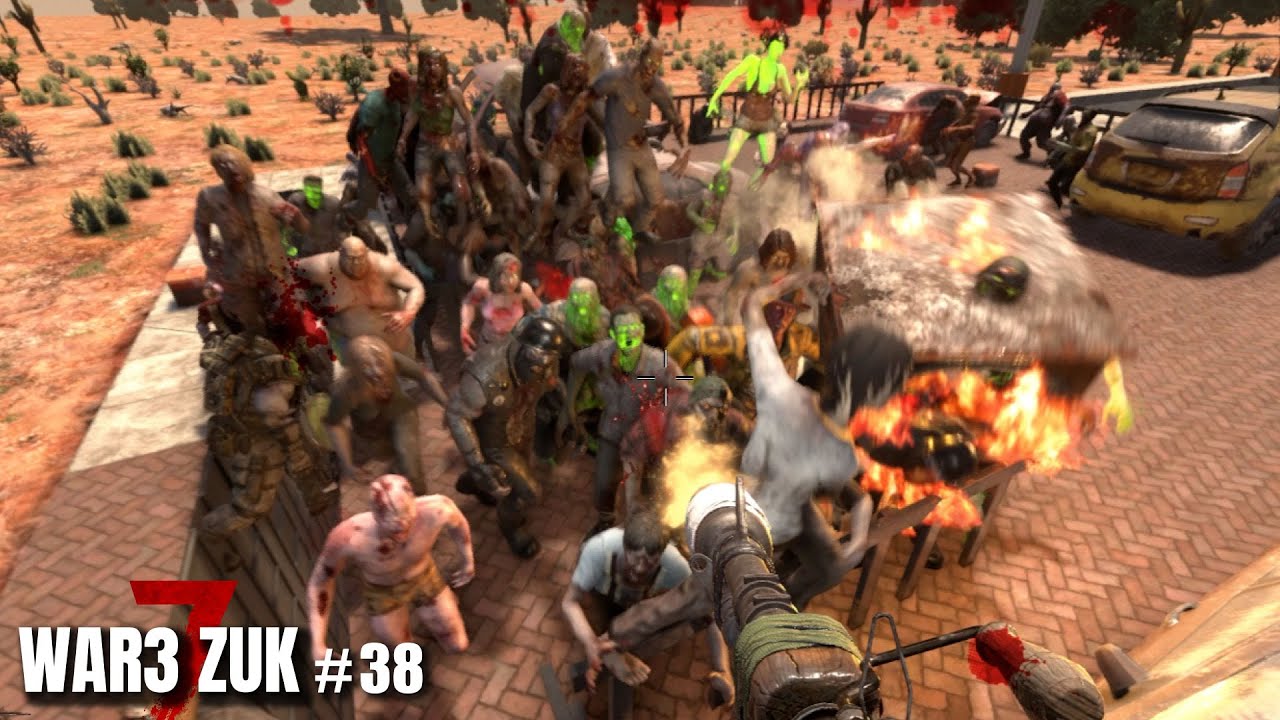 【 7days to die War3 ZUK 】突然の大量ゾンビでテンション爆上げ!!待っていた刺激はこれだぁ!! #38 #7dtd