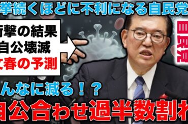 自民党が衝撃の44議席減。自民党公明党合わせても過半数割れ。週刊文春の緊急予測が波紋を呼ぶ！安冨歩東京大学名誉教授。一月万冊