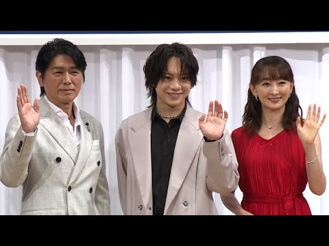 佐藤流司、「役作りは完璧」 舞台「応天の門」製作発表(佐藤流司 高橋克典 花總まり)