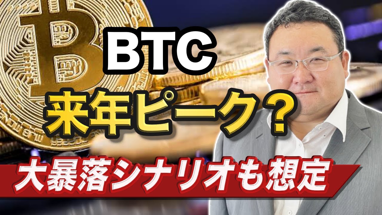【切り抜き】ビットコインは最大3500万円の可能性も|ピーク後は大暴落に備える必要あり