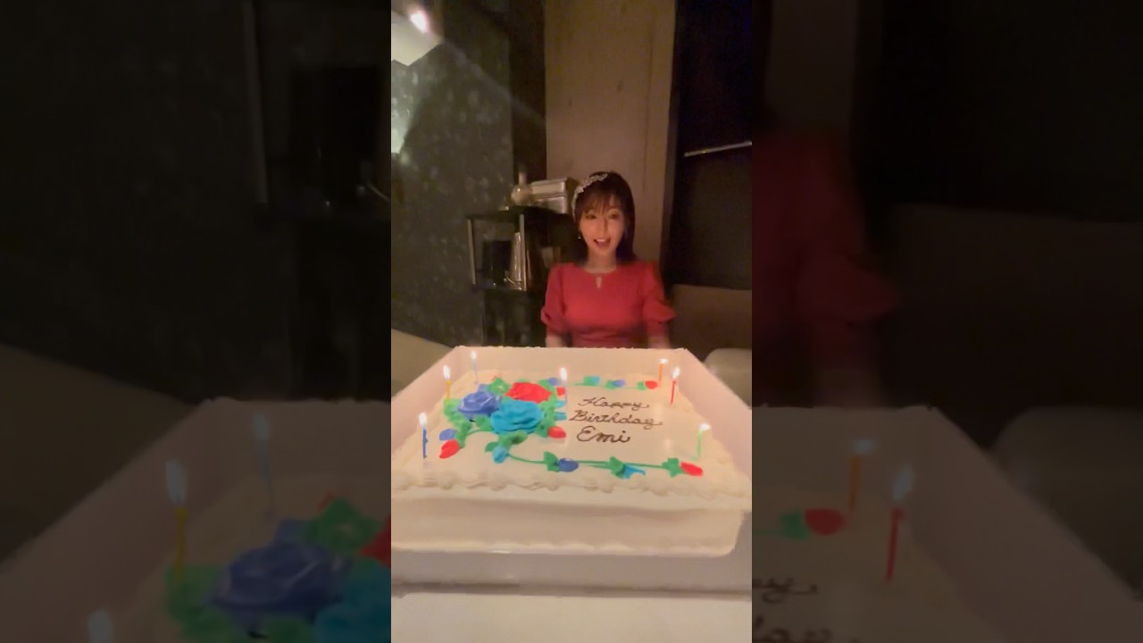 特大バースデーケーキと伊藤えみ #shorts #バースデーケーキ