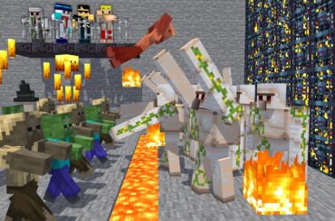 何でもあり！全自動セキュリティVS史上最強の敵軍団！【マイクラ】