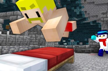 ベッドで寝た人から早抜け選手権【マイクラ】