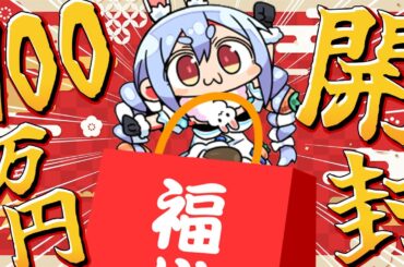 【福袋】2025新春！伝説の100万円福袋開封祭り！！！！！！！！！！！！ぺこ！【ホロライブ/兎田ぺこら】