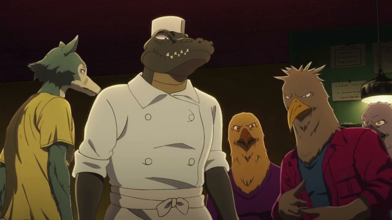 Legosi and Gosha vs Birds | BEASTARS Season 3 Episode 3 (Eng sub)