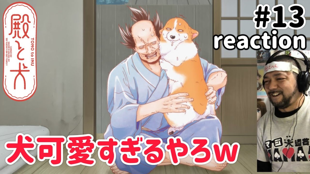 殿と犬 13話 リアクション 【犬めっちゃ可愛いやんw】 TONO to INU ep13 reaction 同時視聴 反応 #殿と犬