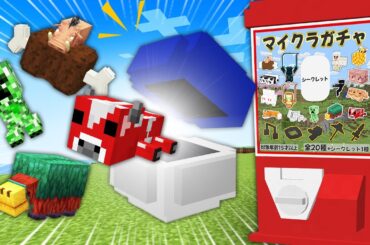 ガチャガチャ全部集めるまで終われません！【マイクラ】