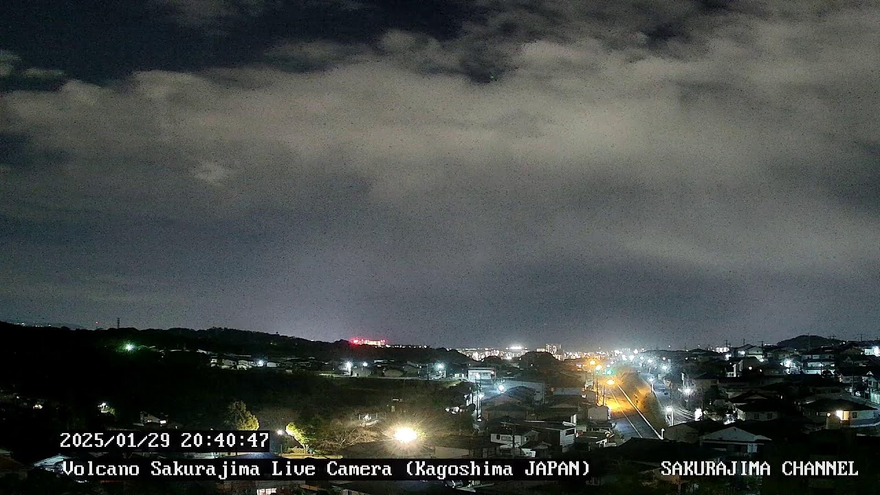 【絶景LIVE】桜島ライブカメラ(噴火・雲海・朝焼け・星空) live camera volcano-Sakurajima ,Kagoshima,Japan