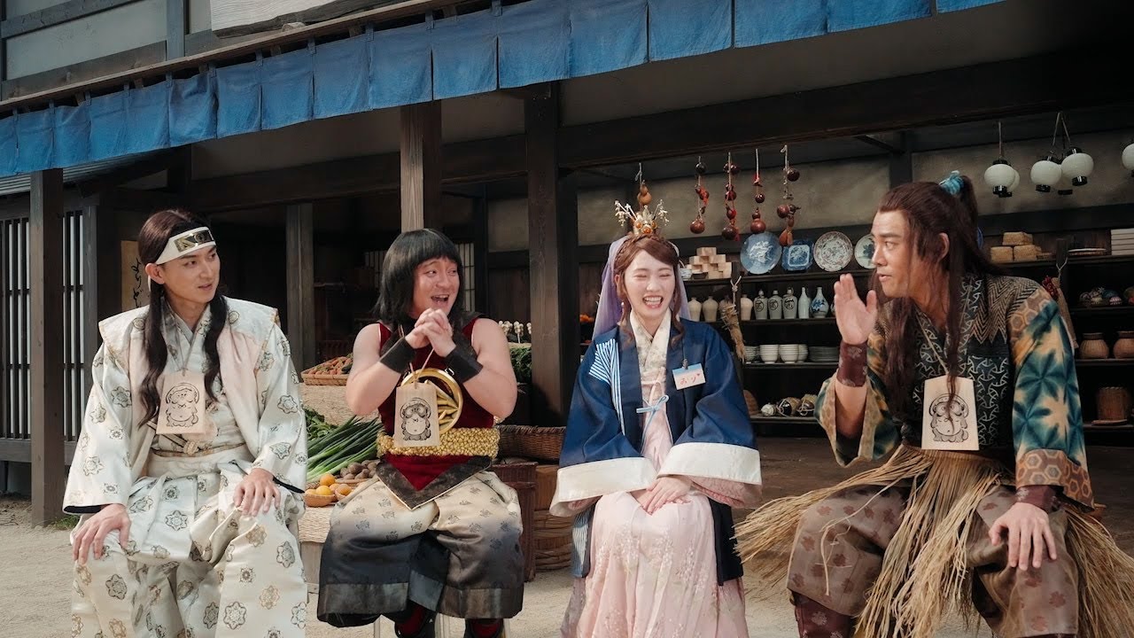 川栄李奈、桐谷健太の“7年越し”強烈エピソードに大爆笑!濱田岳&松田翔太が思わずお手上げ「勝てませんこんな話!」 『Pontaパス』新TVCMau三太郎シリーズ最新作「あげすぎ謙信」篇