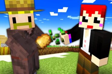 【ドズル社×赤髮のとも】村人になってエンドラ討伐！【マイクラ】