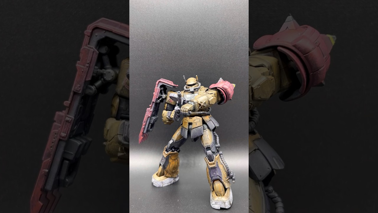 【積みプラ消化日記 #172】HG 1/144 ザクII F型 ソラリ機 (復讐のレクイエム)【ガンプラ】