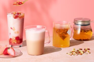 スターバックス ティー ＆ カフェ「桃」主役の春ドリンク、果実たっぷりフラペチーノやムースティーラテ - ファッションプレス