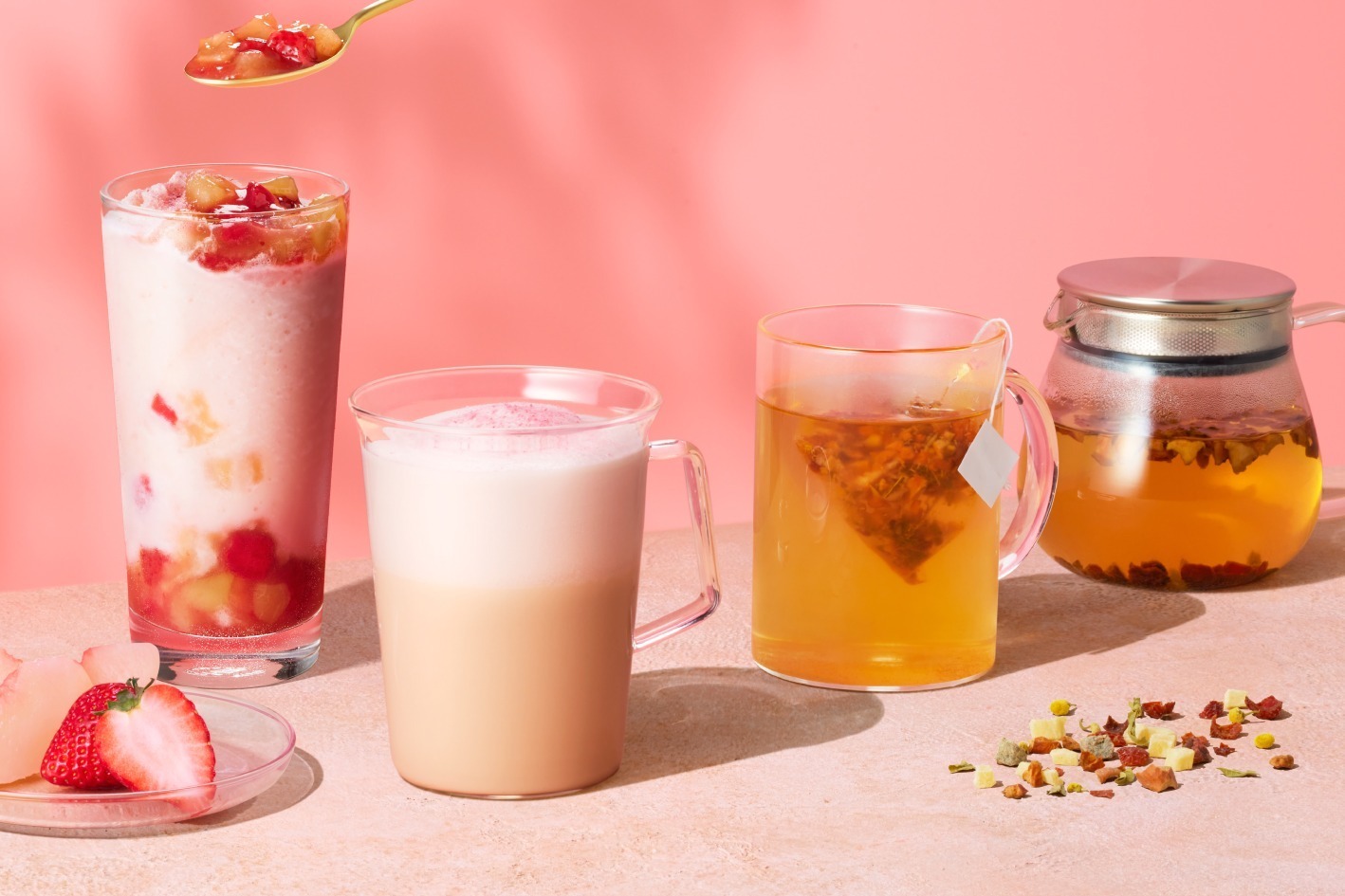 スターバックス ティー & カフェ「桃」主役の春ドリンク、果実たっぷりフラペチーノやムースティーラテ – ファッションプレス スターバックス ティー & カフェ「桃」主役の春ドリンク、果実たっぷりフラペチーノやムースティーラテ - ファッションプレス