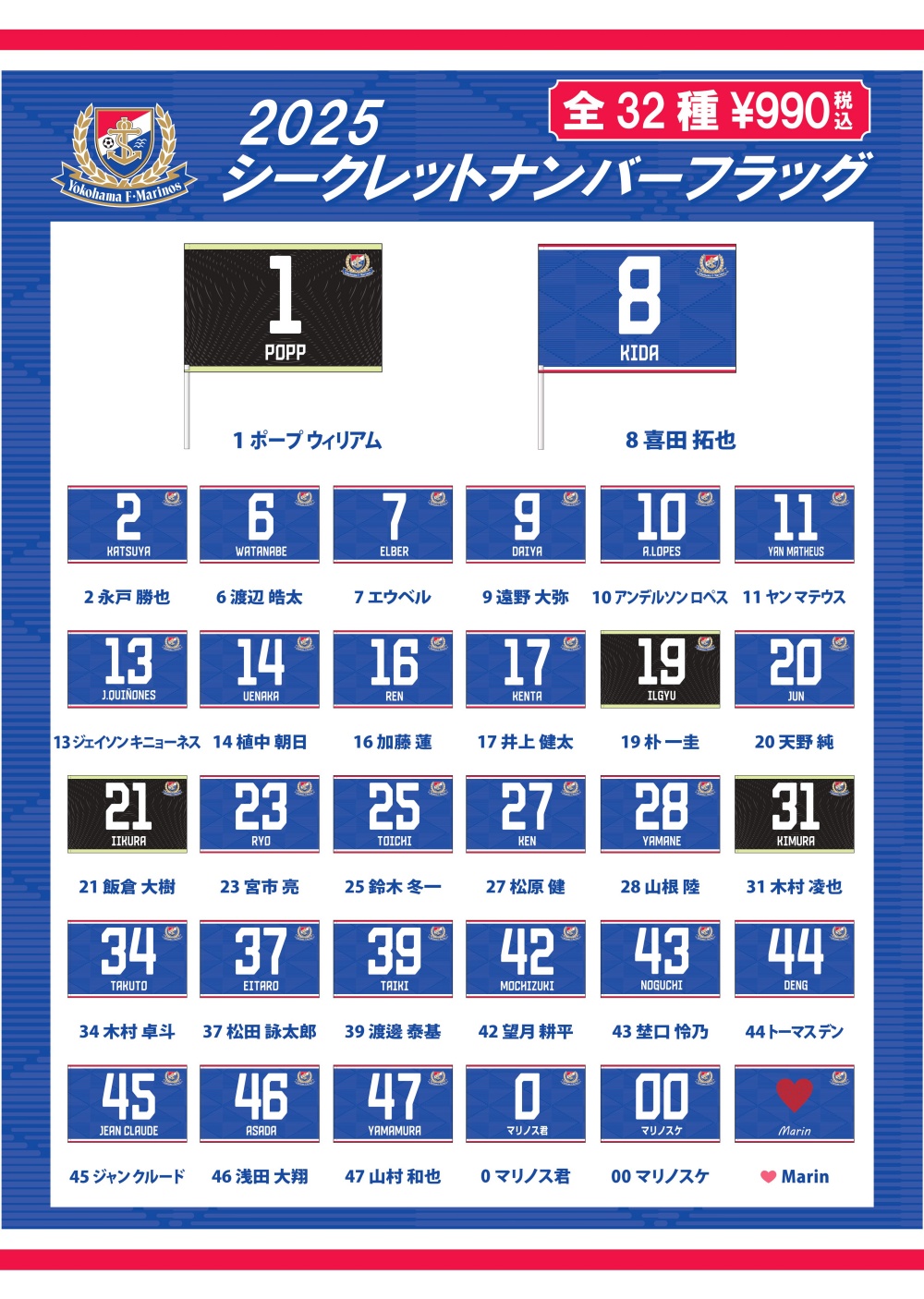 2025シークレットナンバーフラッグ