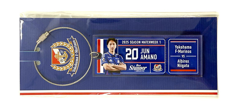 マッチデー チケット風キーホルダーNo.20 天野純選手