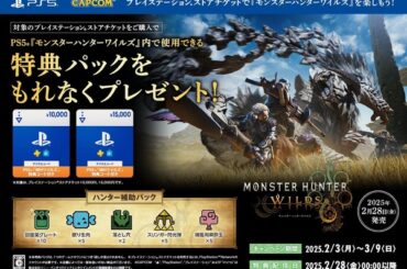 「ひと狩り」の準備はできてる？特別価格の『モンハンワイルズ』同梱版PS5が予約受付開始―アイテム特典付きPSストアチケットも登場 - Game*Spark