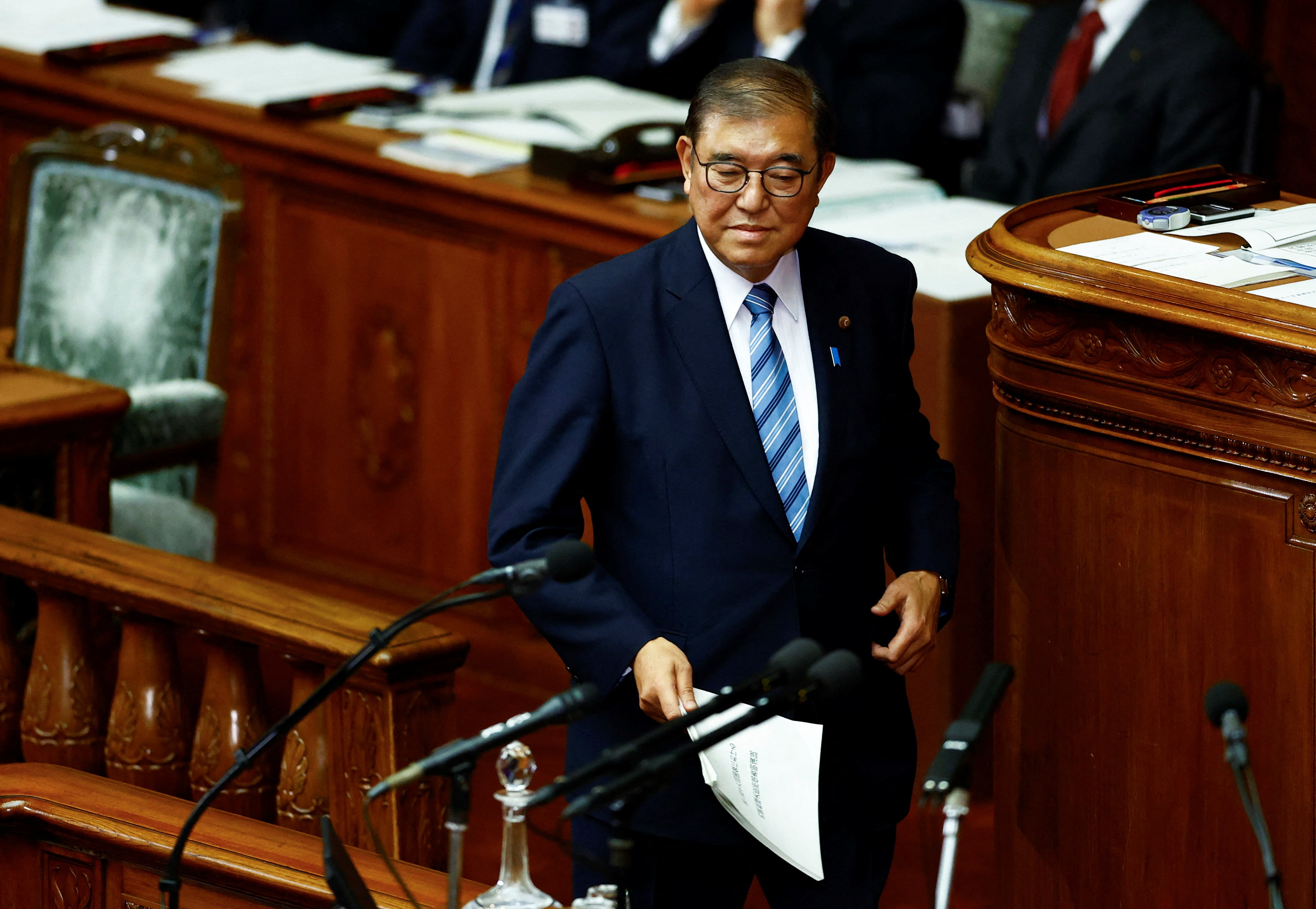 政府・日銀の共同声明、現時点で見直す考えない＝石破首相