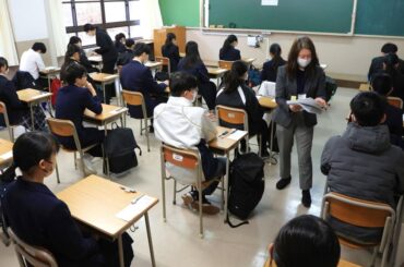 私立高入試始まる 兵庫の43校、平均倍率3.55倍 神戸の共学化校には男子生徒も|社会 - 神戸新聞NEXT