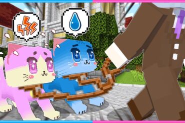 ちろぴのが猫になって潜入調査‥🐱【 マイクラ / Minecraft  】