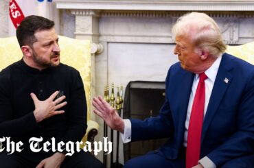 Full argument: Trump-Zelensky White House meeting descends into shouting match