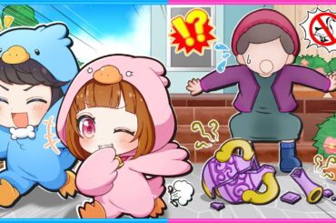 ガチョウになったちろぴのがいたずらをする！🦢🏺 #2 【 Untitled Goose Game 〜いたずらガチョウがやって来た!〜  】