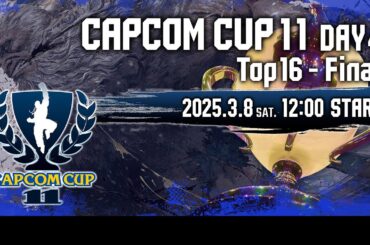 【日本語実況】「CAPCOM CUP 11」- Day4「CAPCOM CUP 11 Top16 - Final」