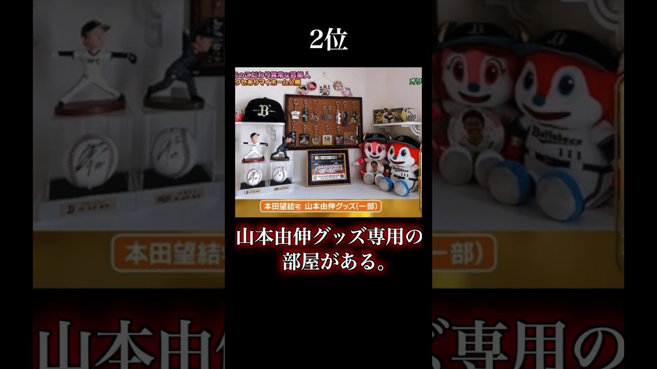 本田望結の重すぎる山本由伸愛でランキング