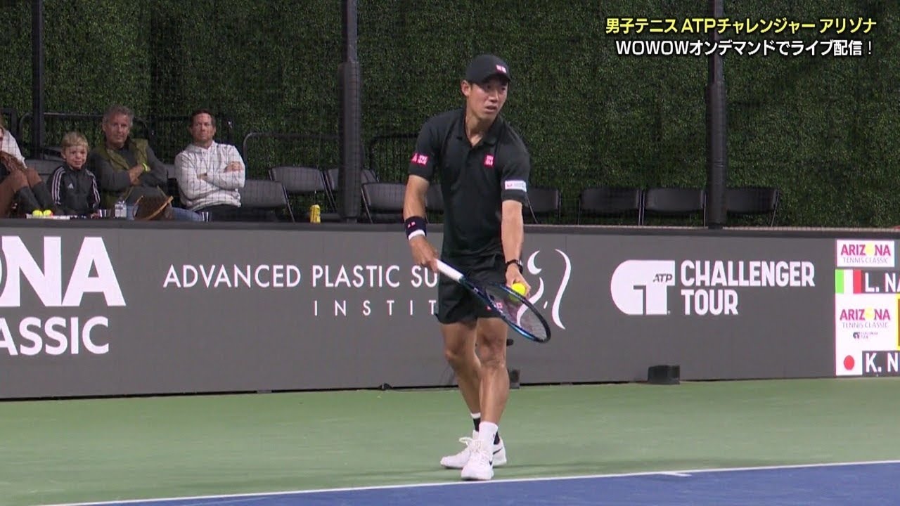 L.ナルディ vs 錦織 圭 1回戦ハイライト│男子テニスATPチャレンジャー アリゾナ【WOWOW】