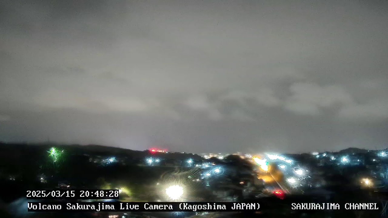 【絶景LIVE】桜島ライブカメラ(噴火・空雲・朝焼け・星空) live camera volcano-Sakurajima ,Kagoshima,Japan