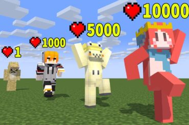 人気投票の順位で強さが変わる世界でサバイバル攻城戦！ - マインクラフト【KUN】