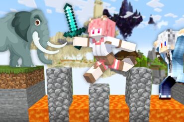 アスレが苦手＝攻撃できない世界に放り込まれました【マインクラフト】