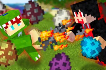 いろんな“卵”を投げまくって戦うバトロワがカオスすぎたwww【マインクラフト】